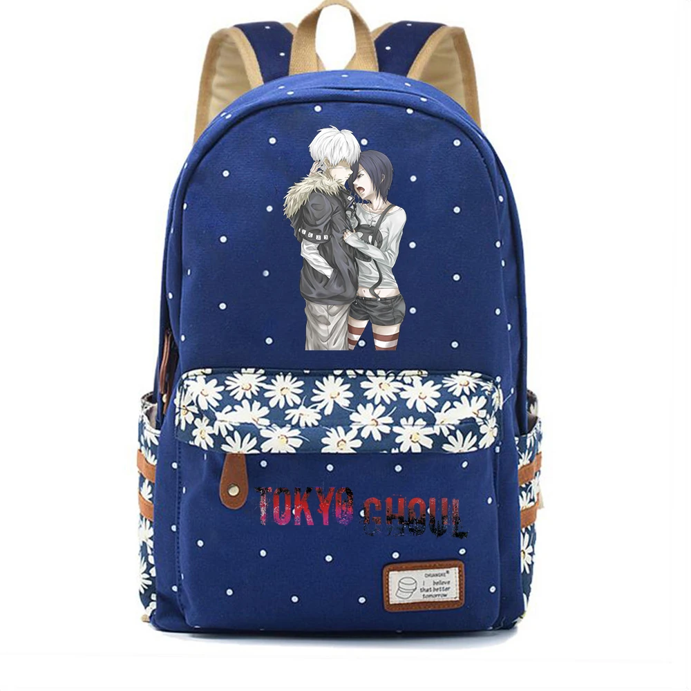 

Anime Tokyo Ghoul Zipper Backpack Student Schoolbag Canvas High Quality Packsack Casual Teenger Mochila Unisex Travel Laptop Bag