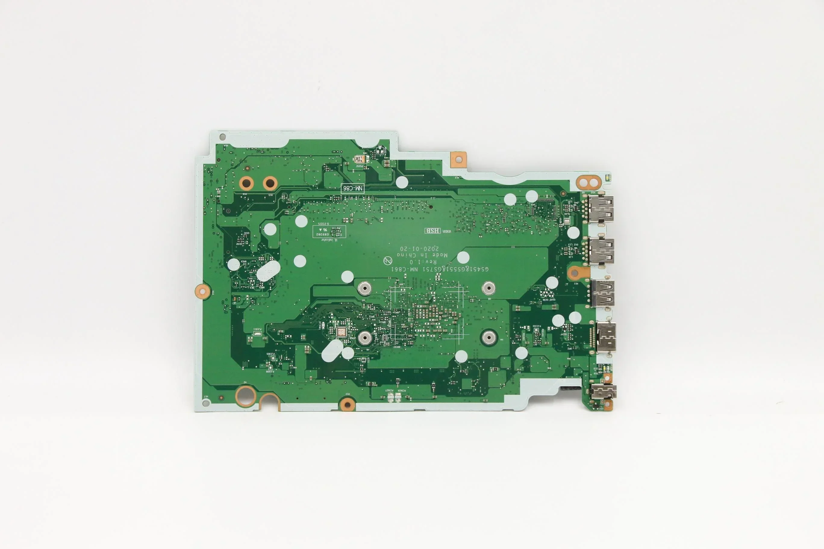Материнская плата для ноутбука Lenovo IdeaPad 3-15ARE05 3-17ARE05 3-14ARE05 с R7 4700U CPU 4 Гб RAM 100%