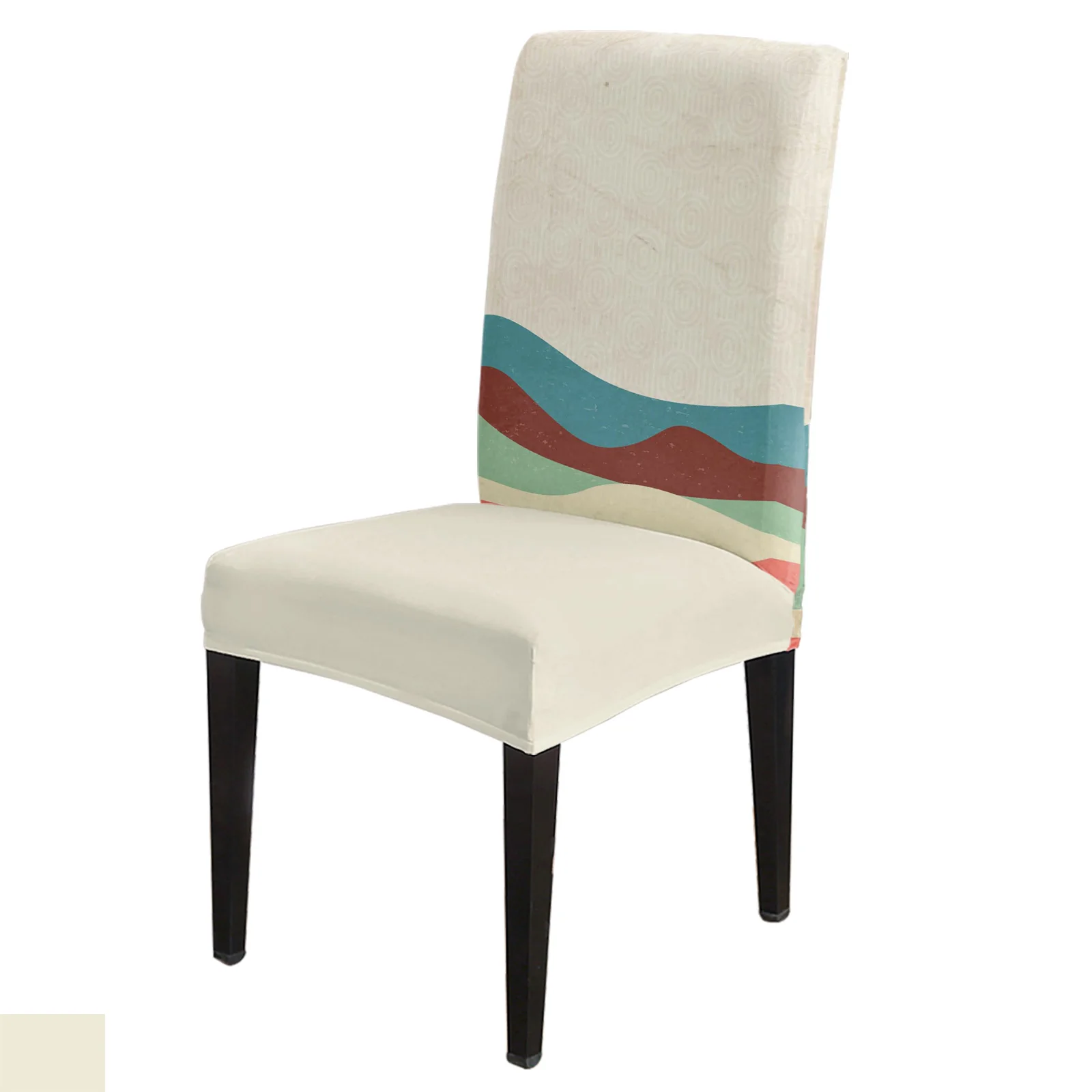 

Abstract Texture Colored Chair Covers Dining Room Weddings Banquet Stretch Chair Cover Kitchen Spandex Chair Cover