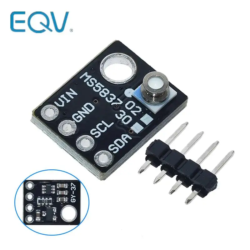 

GY-MS5837 02BA 30BA High Precision Gas Liquid Waterproof Pressure Sensor Module GY-37