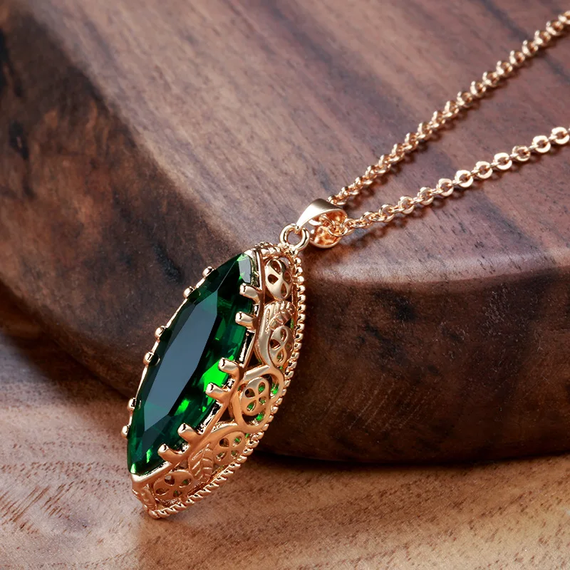 Модные серьги и ожерелье в форме сердца с узором лошадиного глаза европейском