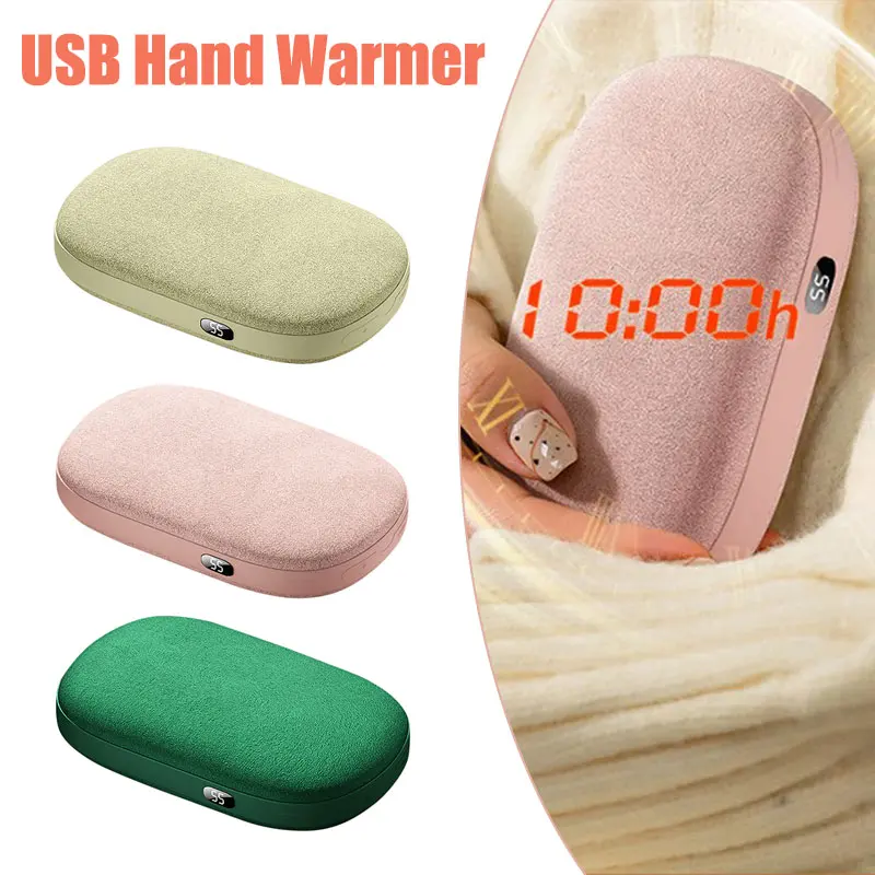 

Мини-грелка для рук 2 в 1, с зарядкой от USB