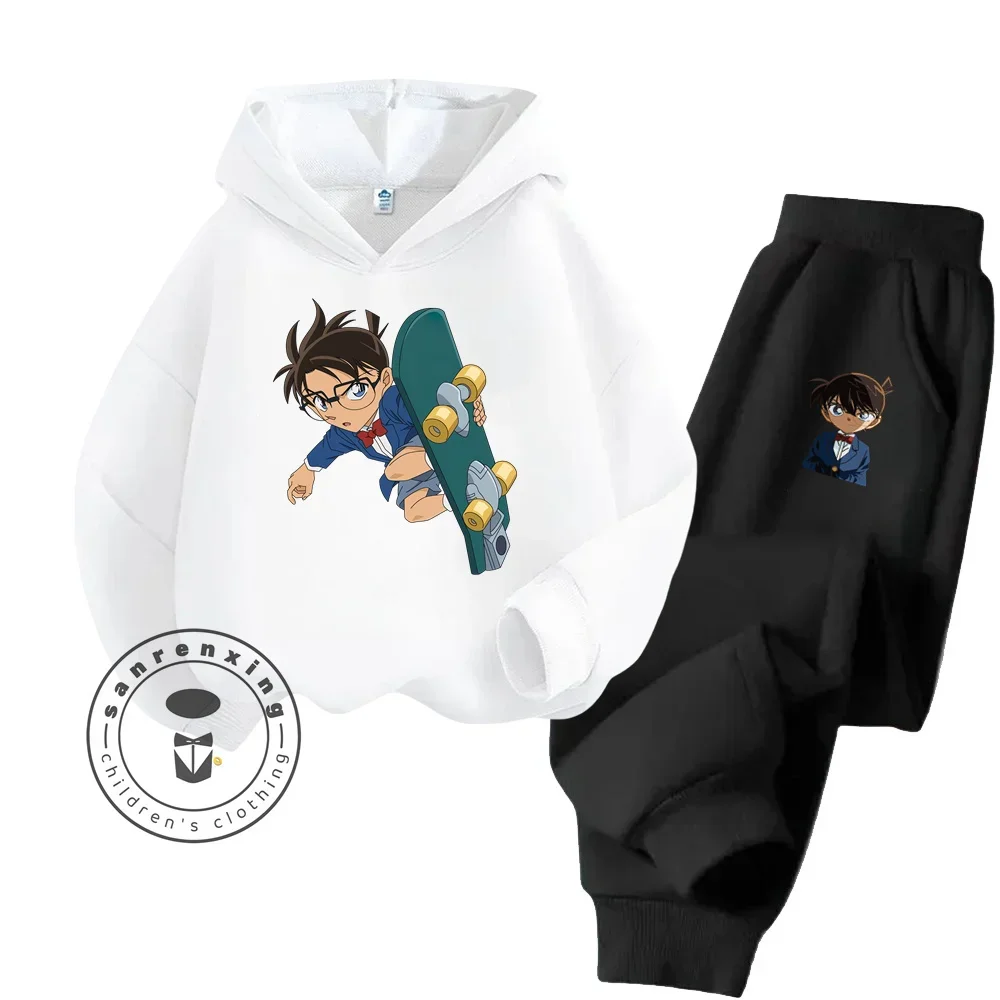 Хлопковый пуловер с капюшоном Детектив Конан костюм персонажа из мультфильма