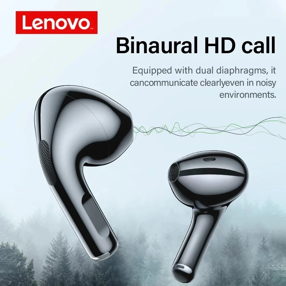 Original Lenovo lp40 2/5/10pcs  Bluetooth headset 5.0 immersive audio high fidelity TWS with microphone touch control