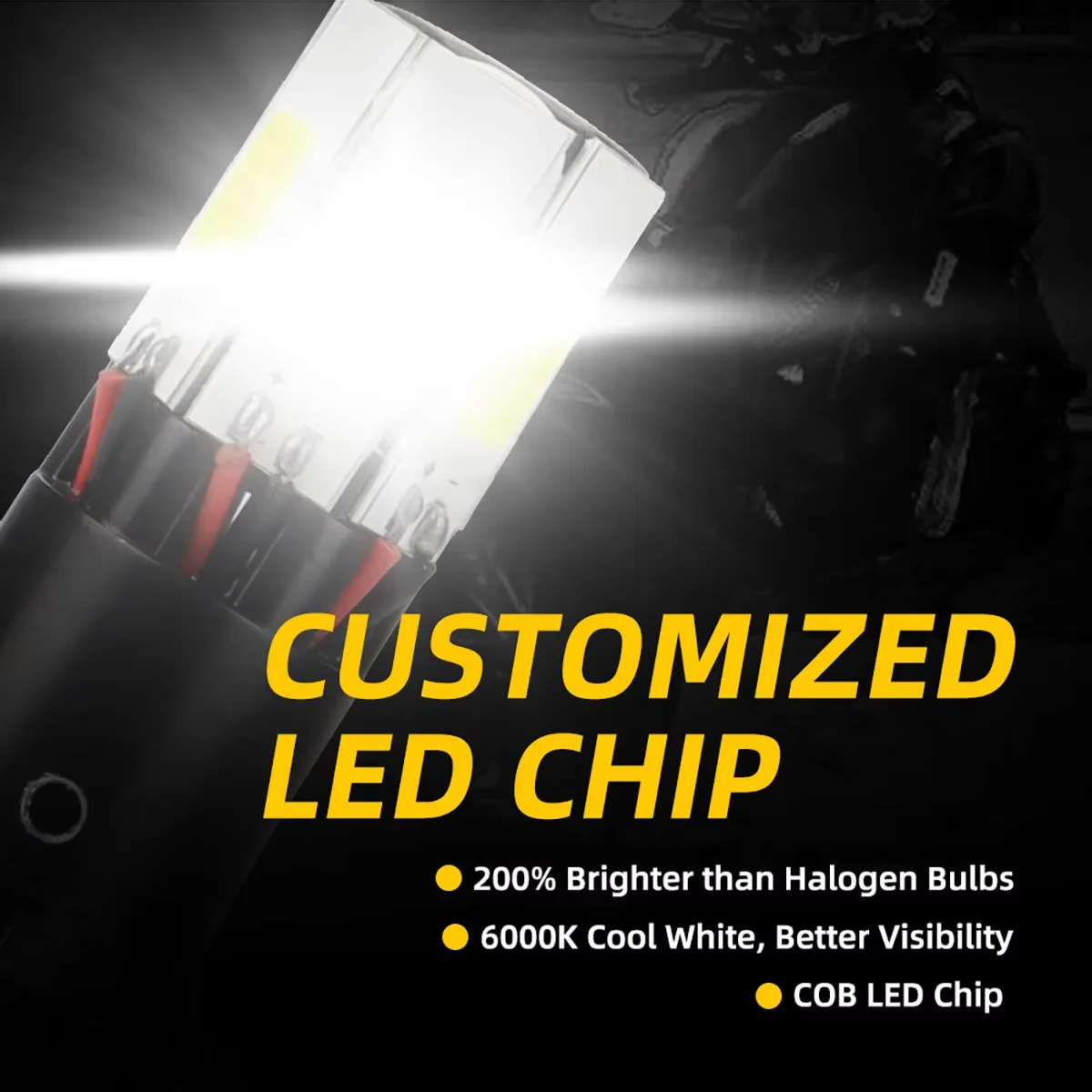 Ba20D Светодиодная Мотоциклетная Фара Canbus P15D Angel Eyes H4 Яркий Сигнал Мотоциклетные