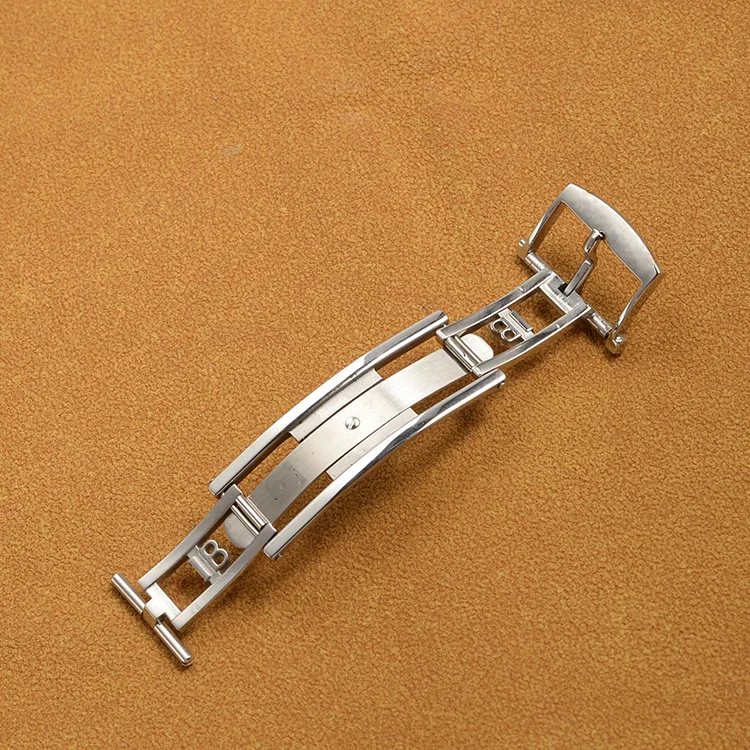 For Fit Blancpain Stainless Steel Metal Watch SILVER Strap Band Bracelet