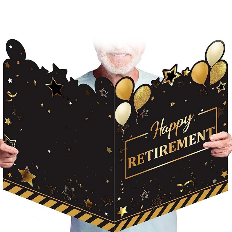 

Giants Farewell Greeting Card Extra Large Greeting Card Creative Bright Color Jumbo Retirement Card Big Guest Book Party Decor