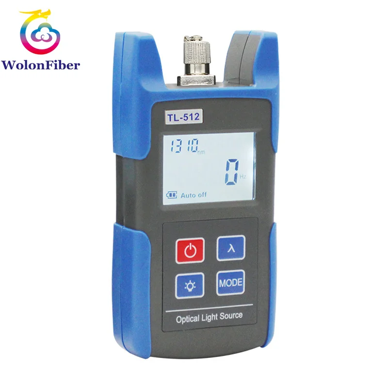 

Wolon Fiber TL512 Handheld Optical Fiber Optic Light Source Laser Light Source Handheld Optical Multimeter Fiber Equipment Tools