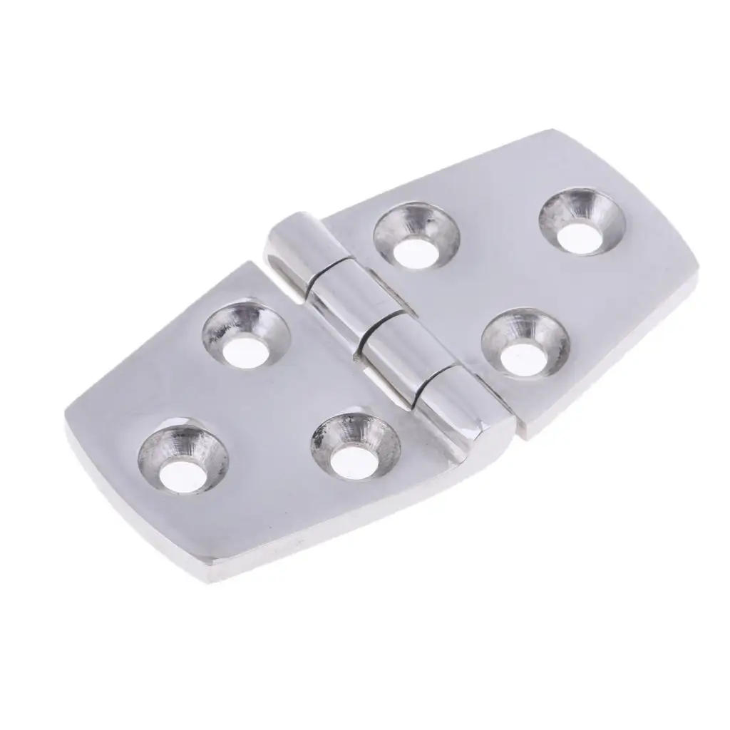 

X 76 мм Прочный 6-отверстия лодочная дверь палубный ремень петля морской класс 316 нержавеющая сталь