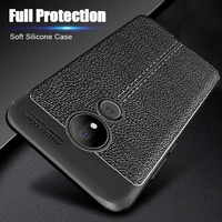 beoyingoi lichee pattern soft case for motorola moto g7 power phone case cover