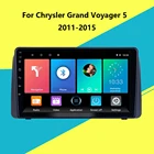 Для Chrysler Grand Voyager 5 2011 - 2015 2 Din 9 дюймов Android автомобильный мультимедийный видео плеер аудио FM BT GPS навигация головное устройство