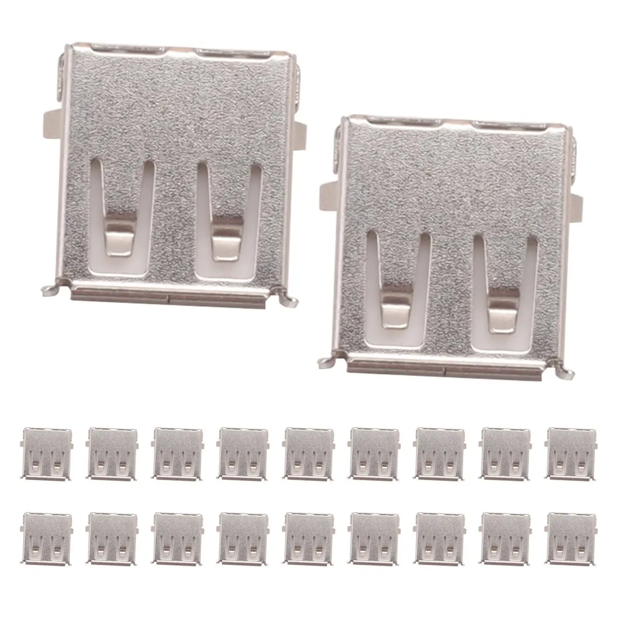 Фото A40I 20 шт. USB-разъем типа A, 4-контактный, DIP, угловой, гнездовой, соединительный №2