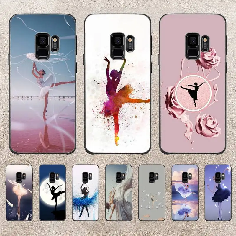 

Ballerina Ballet Dancing Phone Case For Samsung Note 8 9 10 20 Note10Pro 10lite 20ultra M20 M51 Funda Case