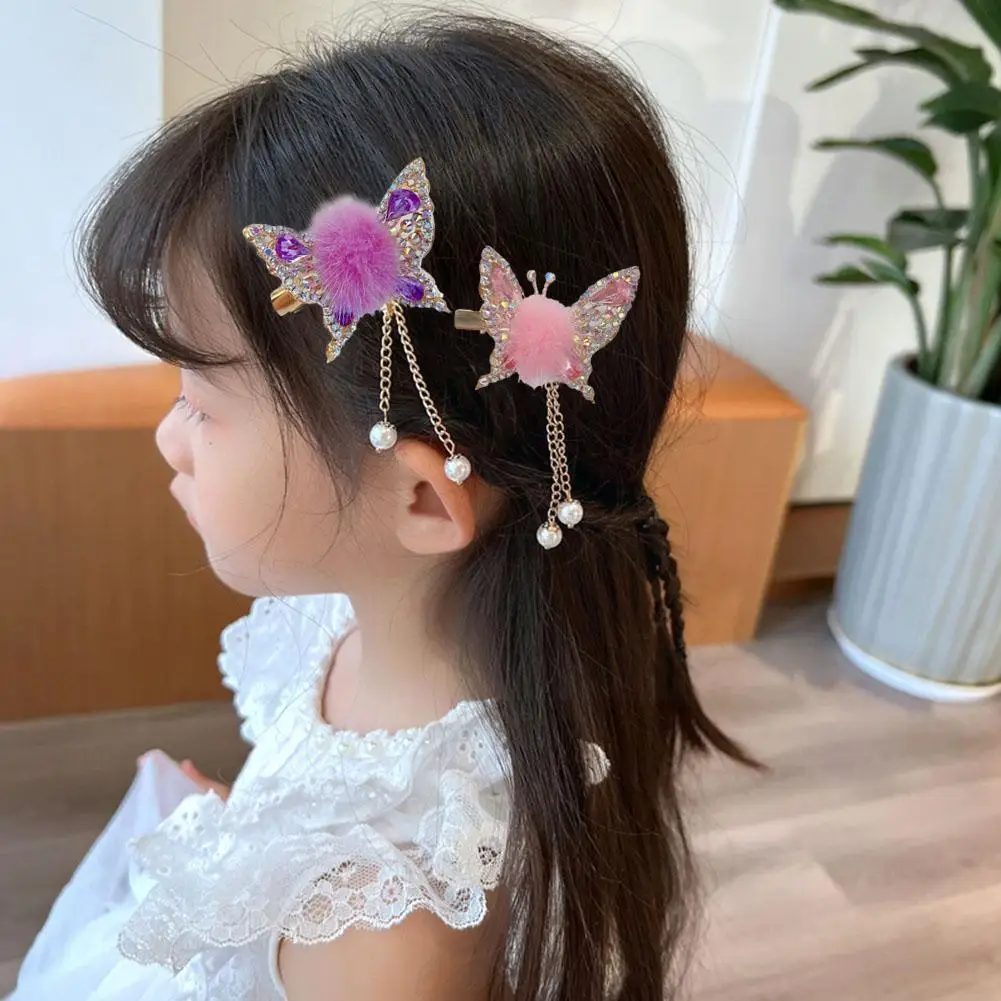 

Elegant Hairpin With Tassel Long Hair Combo 3 Hairgrips Hair Color Clip Duckbill Party Accessories Q4p5