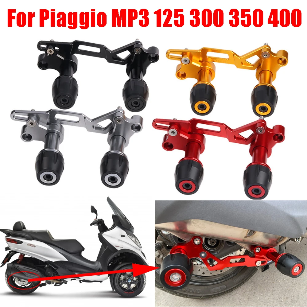 

For Piaggio MP3 125 300 350 400 Motorcycle Accessories Muffler Falling Protection Exhaust Pipe Guard Slider Crash Pad Protector