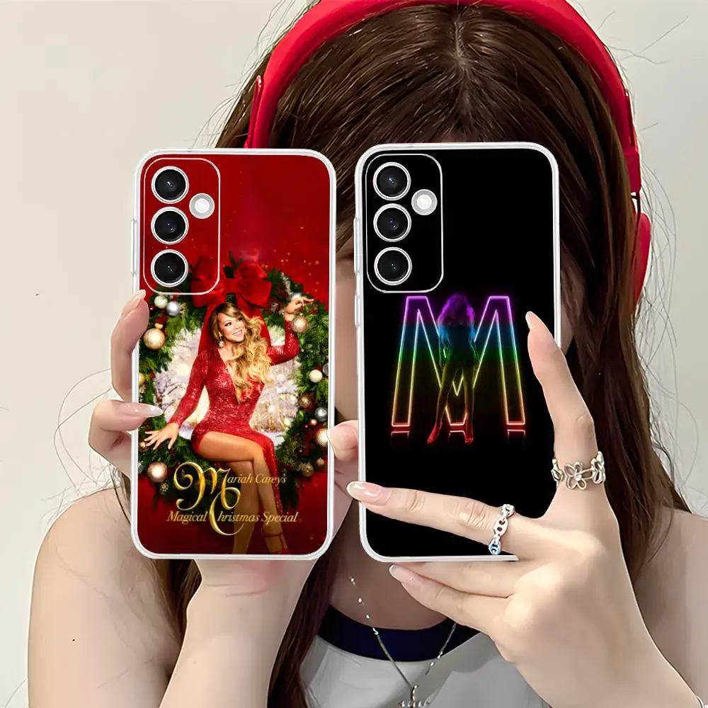 Фото Чехол для телефона Mariah Carey для Samsung Galaxy S25 S24 S23 S22 S21 Plus FE Ultra, мягкий, прозрачный, противоударный, из ТПУ №4