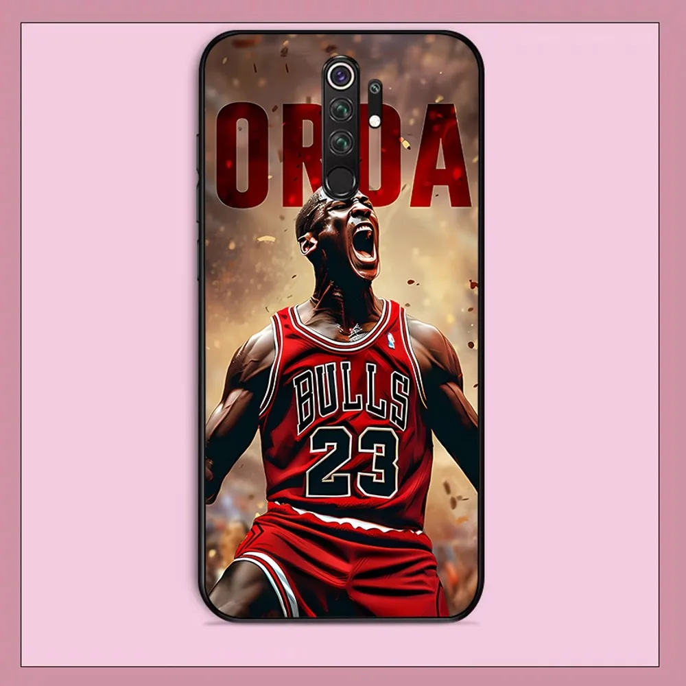 Чехол для телефона Basketball M-Michaell-J-Jordan Redmi Note 4 X 5 A 6 7 8 T 9 9S 10 11 11S 11Epro Poco M3 Pro