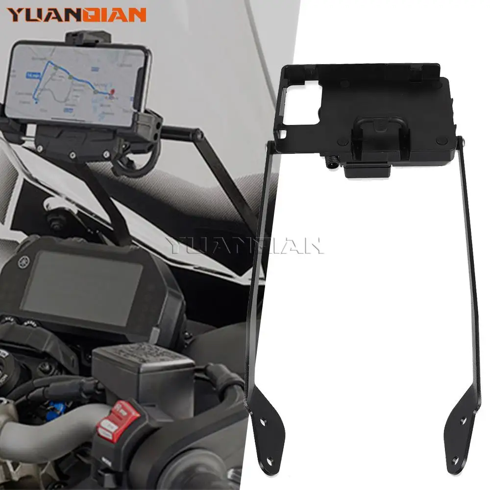 

For YAMAHA NIKEN 900 NIKEN900 Motor Mobile phone USB Charging Stand Holder Smart Phone GPS Navigation Plate Bracket Adapt Holder