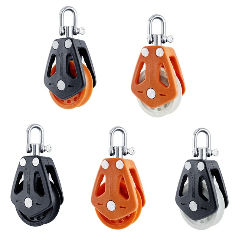 

Single Pulley Block Stainless Steel Hanging Wire Towing Wheel Sheave Block