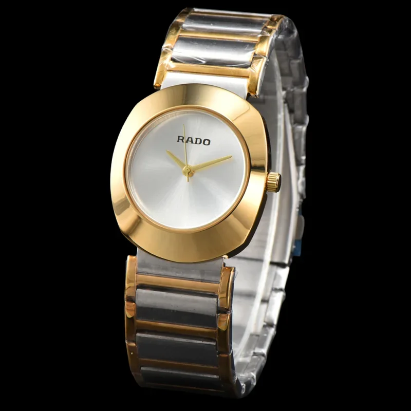 

Лидер продаж, оригинальные часы Rado в классическом стиле, мужские Модные простые часы из нержавеющей стали, качественные спортивные водонепроницаемые часы AAA