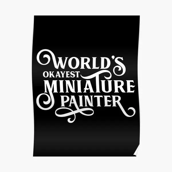 

Миниатюрный художник World Is Okayest, настенный плакат, фотопечать, современная живопись, домашнее искусство, Настенная комната, без рамки