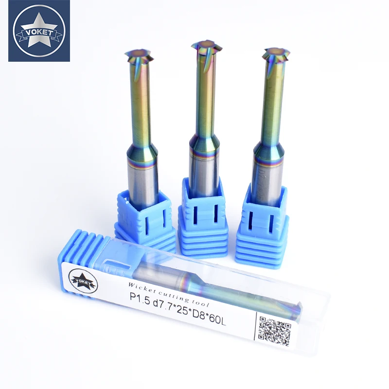

CNC 60° Tungsten Steel Single Tooth Thread Milling Cutter M1 M1.2 M1.4 M1.6 M2 M2.5 M3 M4 M5 M6 M8 M10 M12 M14 M18 For Aluminum