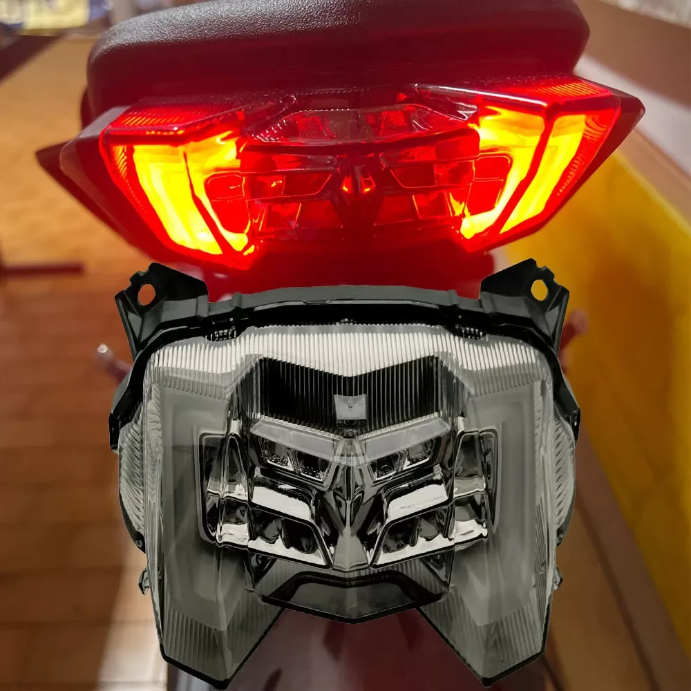 

NEW2023 LED Motorcycle Turn Signals Light Integrated Tail Light Rear Brake Taillight Lamp For YAMAHA MT-09 FZ-09 2017 2018 2019