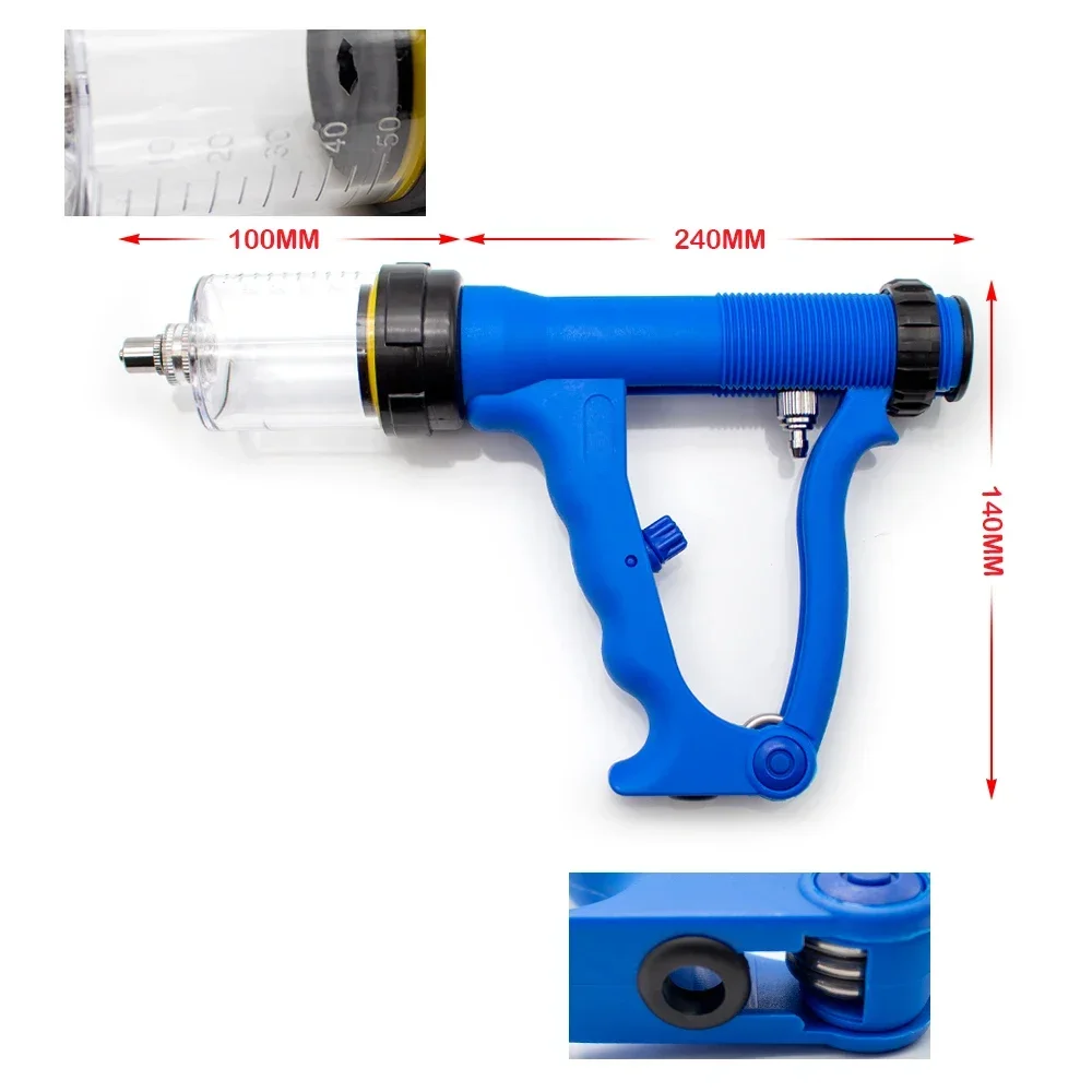 50 мл непрерывный шприц для кормления полости рта на крупном роте овец козах