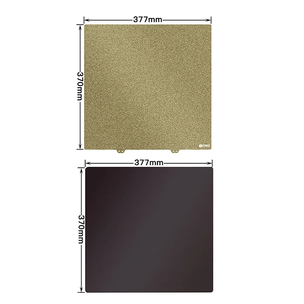 

Gold PEI Printing Plate Magnetic Sticker 377x370MM 3D Printer Accessories for Ender-5 Plus