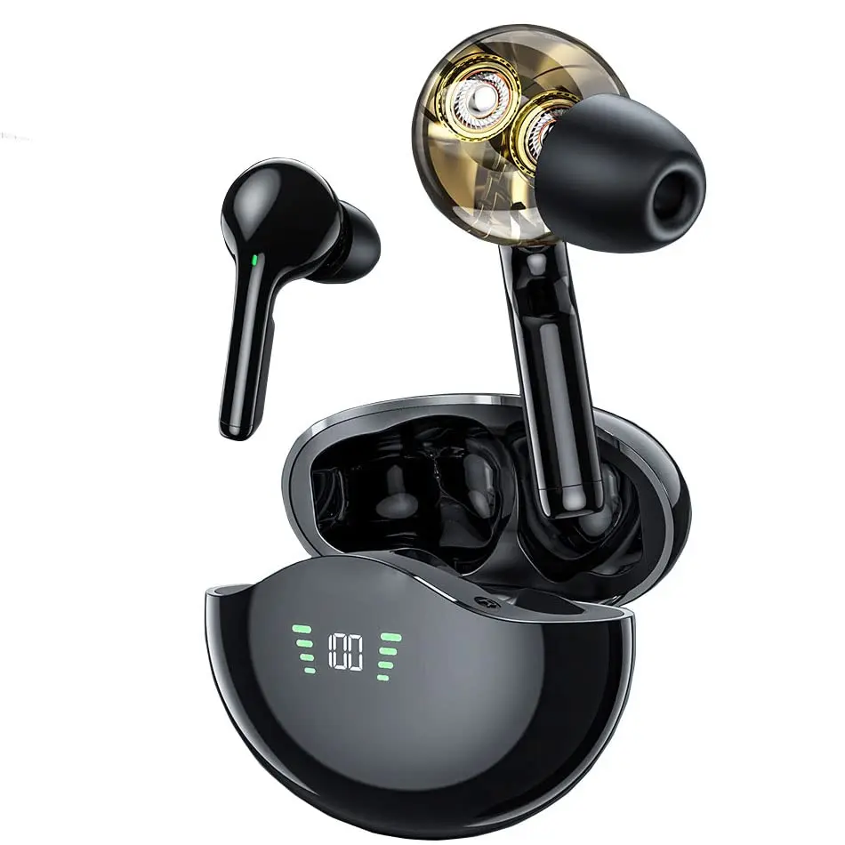 

Наушники-вкладыши Беспроводные с микрофоном и зарядным дисплеем