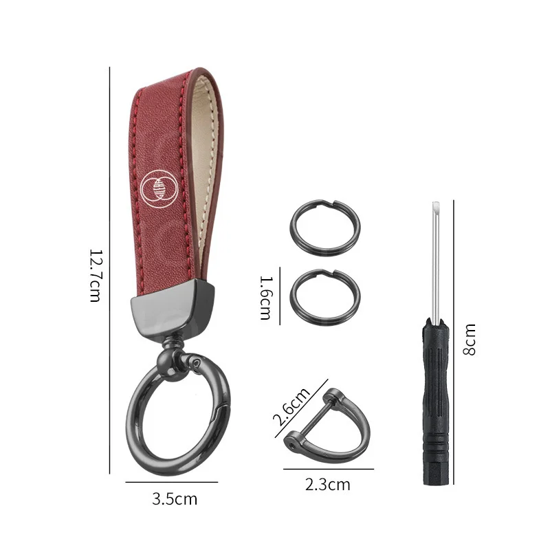 

Для Gilera GP 800 GP800 круглый год высококачественный кожаный мотоциклетный брелок для ключей с защитой от потери пряжки кулон аксессуары