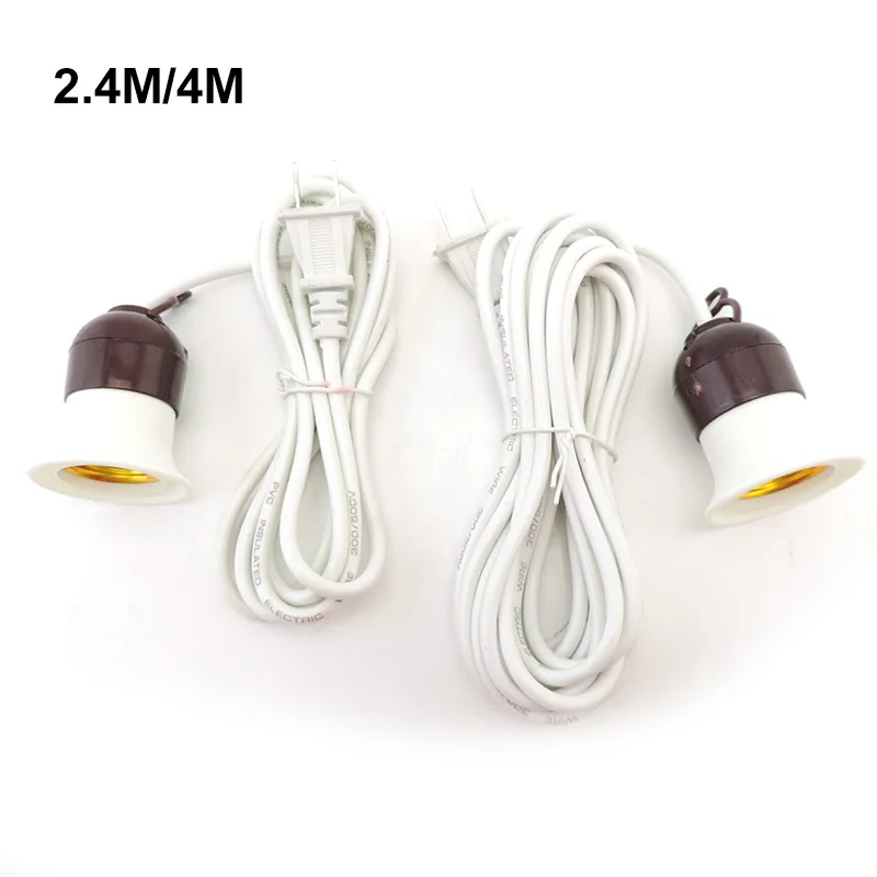 

Удлинительный шнур питания переменного тока E27, штепсельная вилка стандарта США для светодиодных ламп, провод для включения и выключения по...