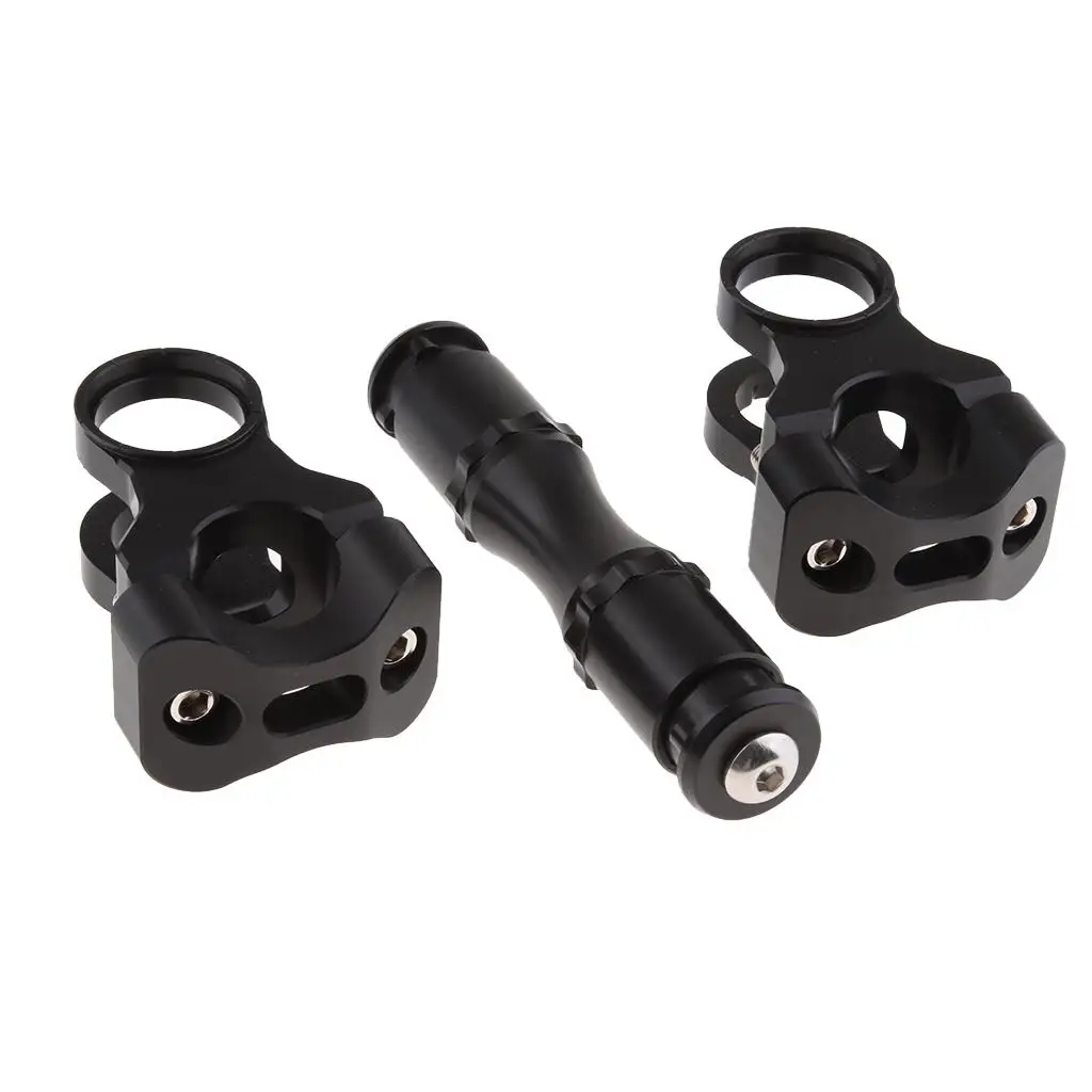 

Black Motorcycle Handlebar Riser Handle Bar Clamp Accessories for BMW R1200GS LC 14-17
