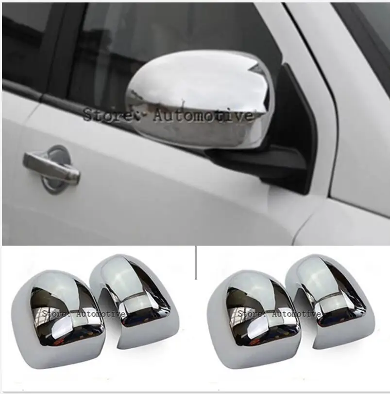 2 шт. хромированный чехол для бокового зеркала Jeep Compass 2007 2008 2009 2010