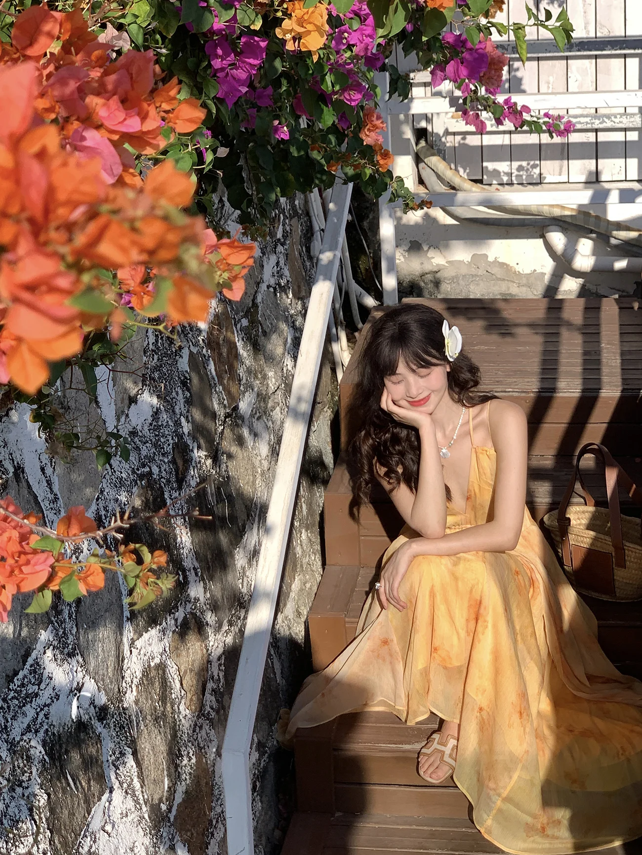 Длинное летнее платье для путешествий и пляжа