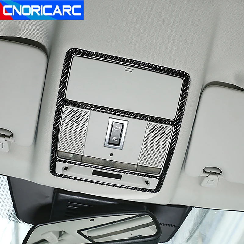 

Автомобильная передняя лампа для чтения из углеродного волокна, декоративная рамка для Land Rover Discovery Sport 2015-2019, освещение на крышу, аксессуары ...