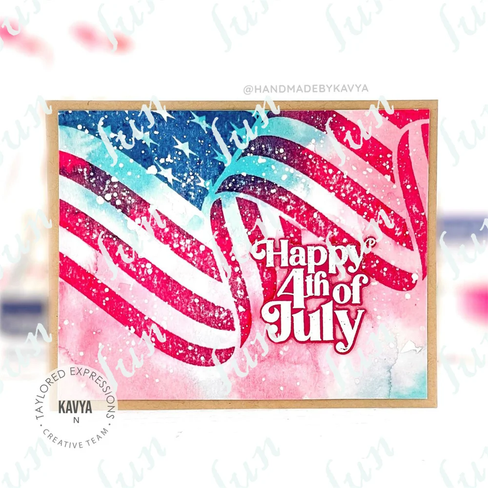 Little Bits Stars Fireworks Stripes Holiday Decor Metal Cutting Dies Clear Stamps Stencil for Scrapbook Embossing DIY Paper Card images - 6
