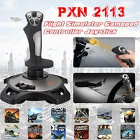 pxn 2113 flight simulator gamepad controller joystick for pcdesktop game accessories