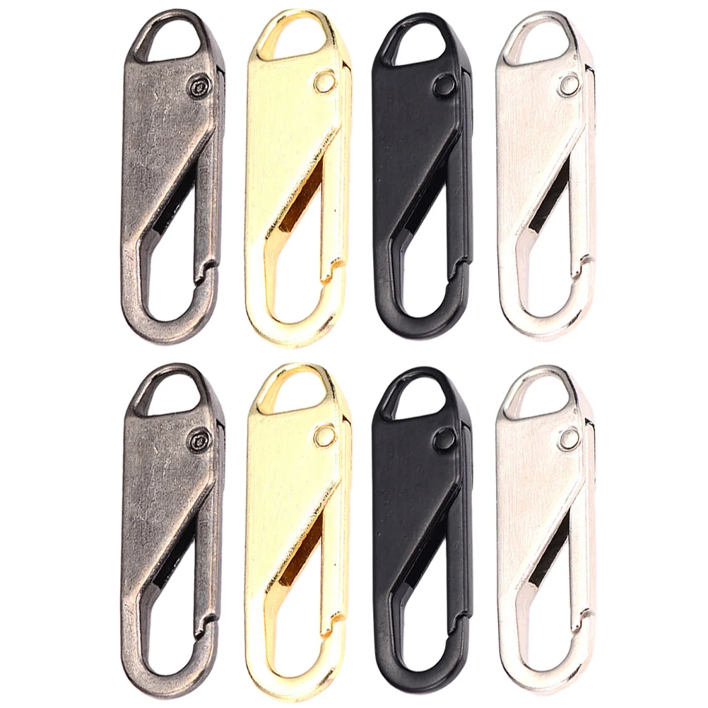 

8Pcs Zipper Pulls Detachable Safe Zipper Fixers Zipper Pull Tab Zippers Extender for Luggage