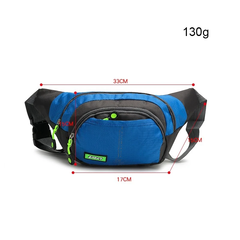 Low Moq Stock Fanny Pack Custom Logo Printed Men Women Nylon Passport Cover National Buckle Strap Waist Bag Sling Chest Bag