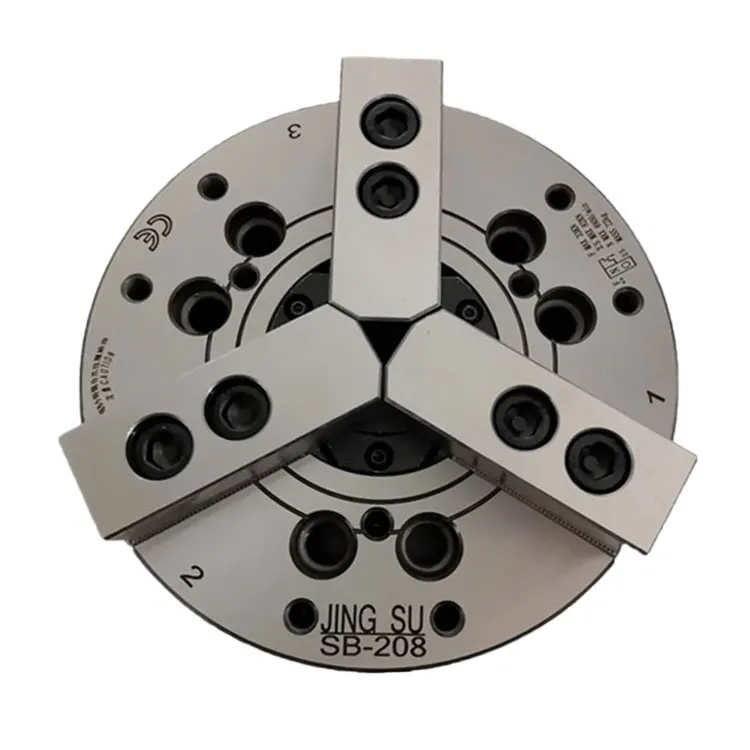 

8 inch SB208 hollow three jaw hydraulic power chuck oil pressure CNC lathe chuck