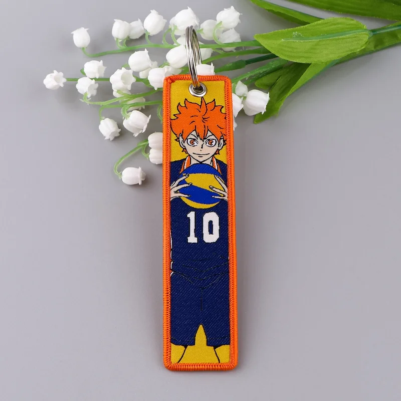 Брелок для ключей Haikyuuu с вышивкой