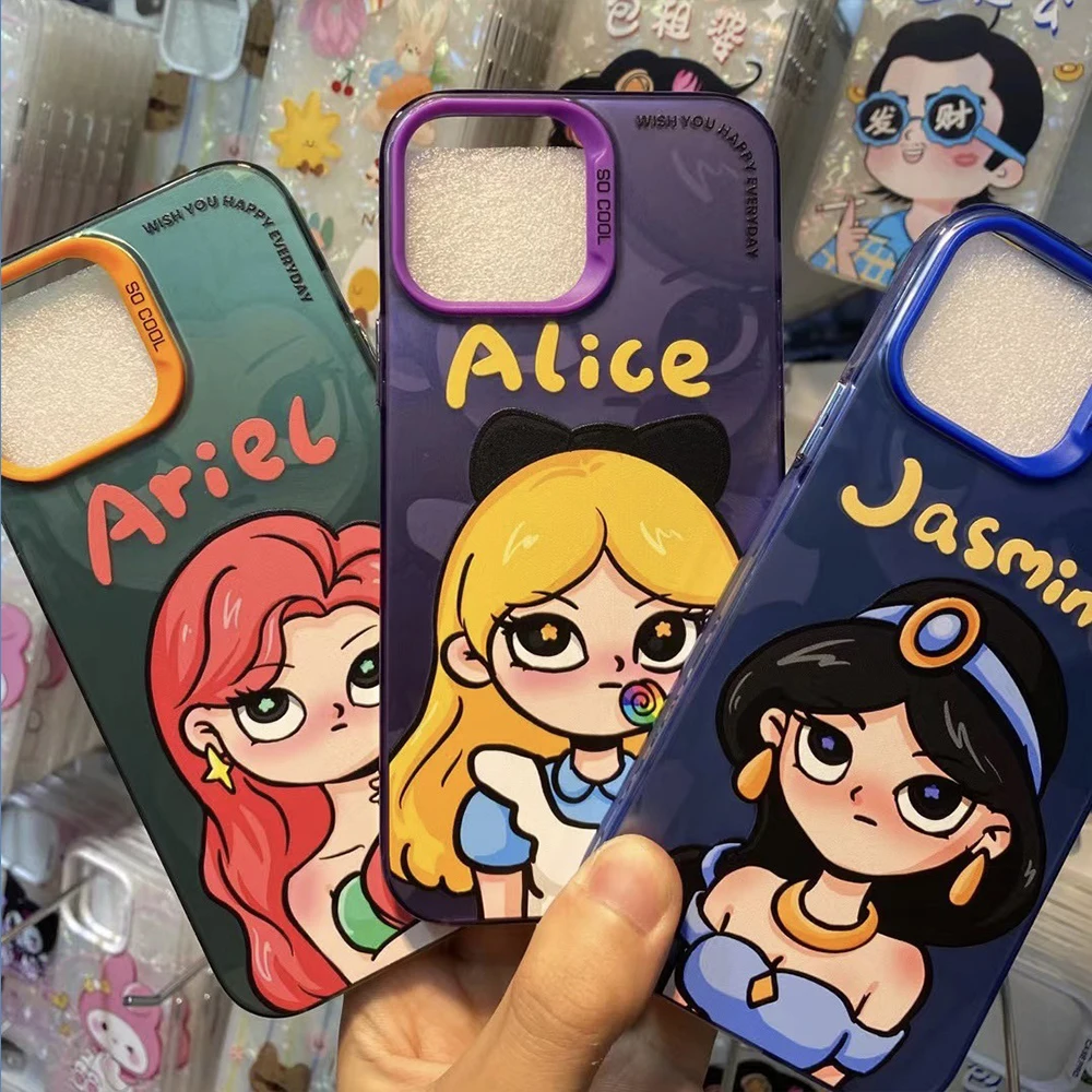 

Чехол для телефона с принцессой Алиса в стране чудес для IPhone 13 11 12 14 Pro XR XS MAX 8 Plus13 Pro Портретные чехлы с изображением принцессы
