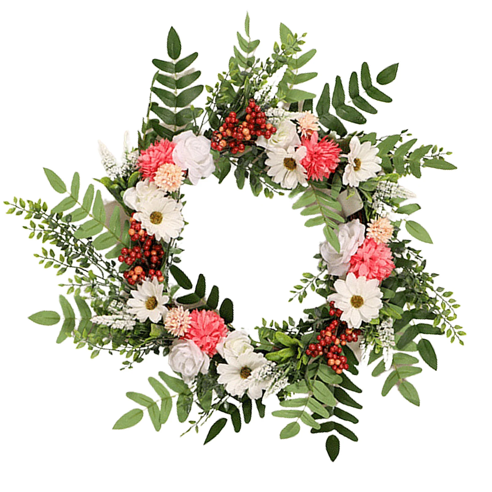 Spring Wreaths Artificial Flower Wreath Artificial Flower Wreath Home Decoration Artificial Flower Wreath Elegant Versatile