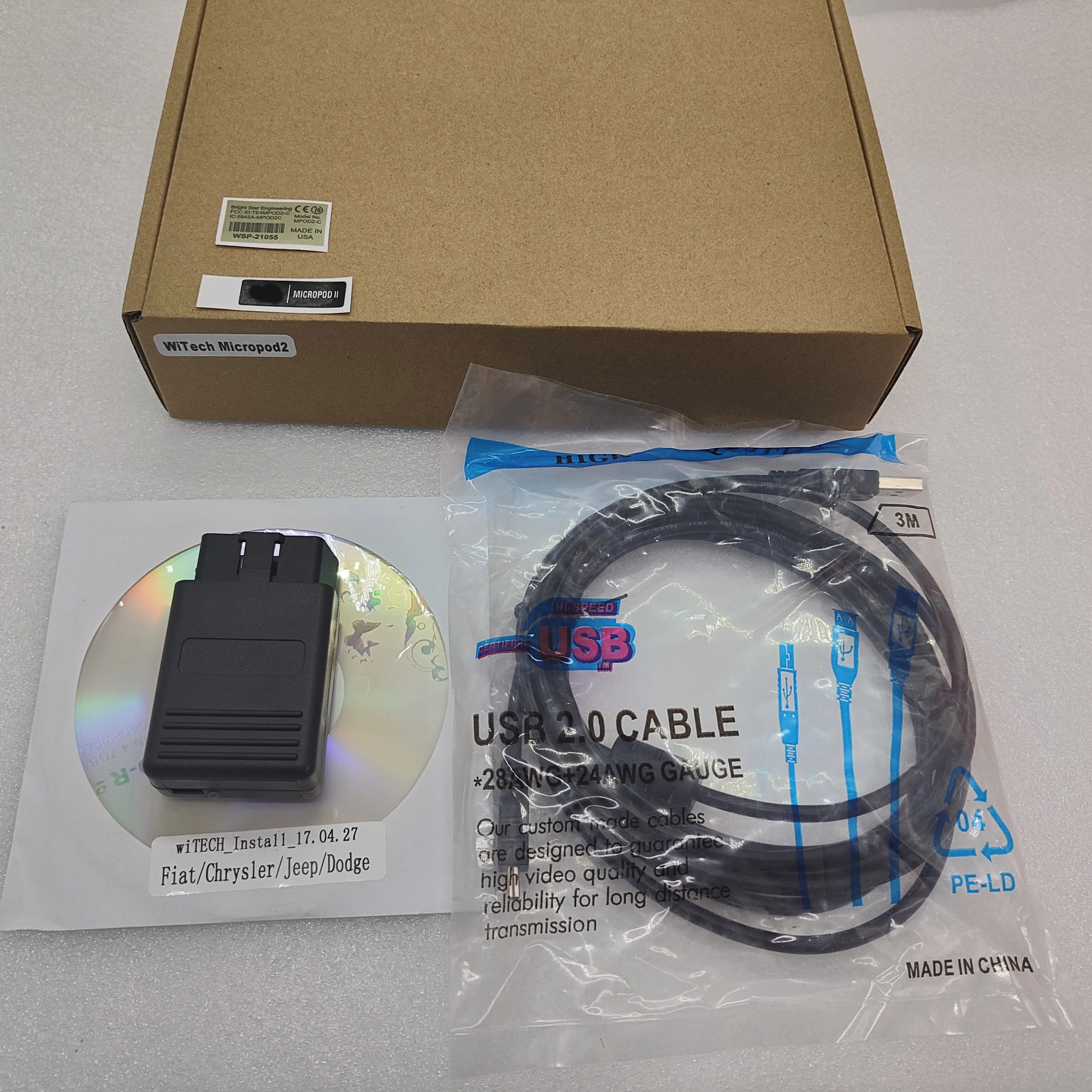 WiTech MicroPod2 для Chrysler / Dodge / Jeep / Fiat