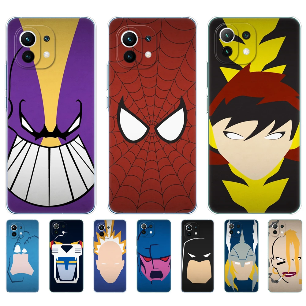 

For xiaomi Mi 11 | Mi 11 Lite 4G 5G| Mi 11i | Mi 11 Ultra Case For xiaomi11 i back Cover Xiomi Mi11Lite avatar hero celular cell