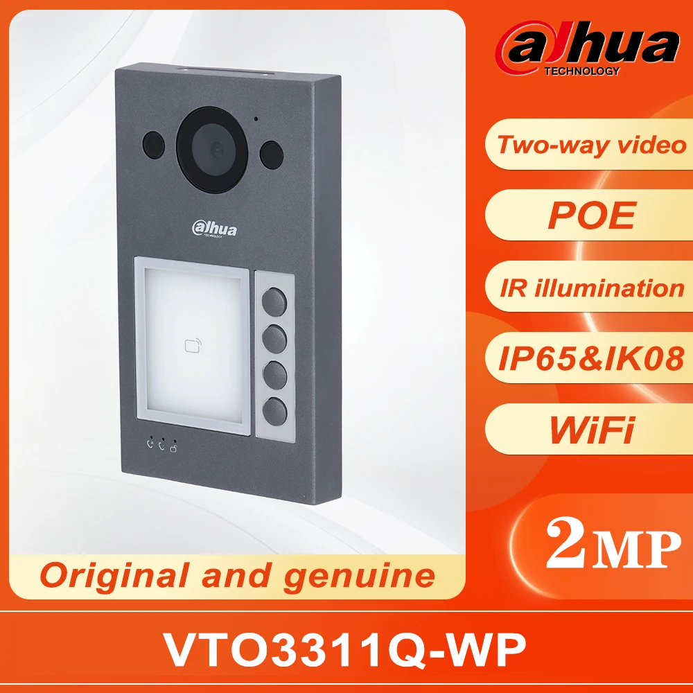 Дверная станция для виллы Dahua IP и Wi-Fi VTO3311Q-WP