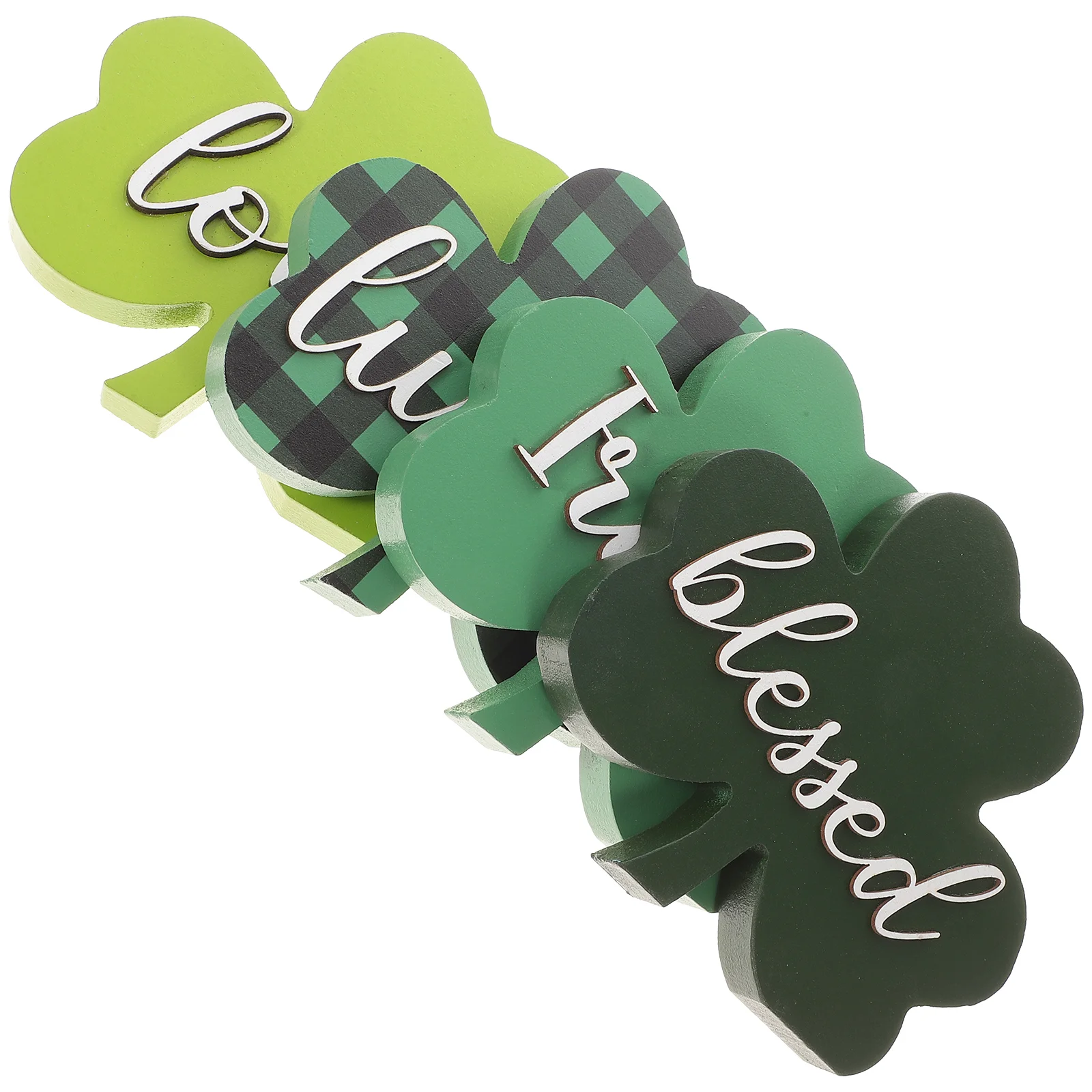 

Decor Table Shamrock Signshamrocks S Patrick Wooden Centerpiece Signs Lucky Dayhome Freestanding Themed Wood Tabletop Ornaments