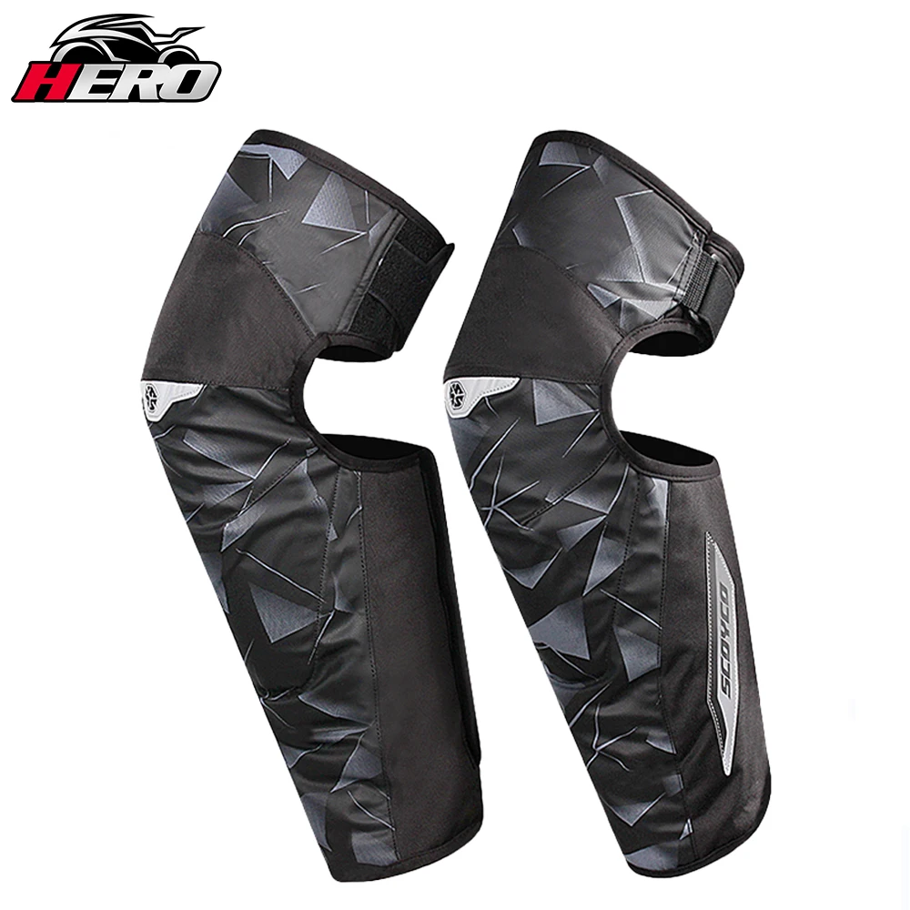 Enlarge SCOYCO High Elasticity Motorcycle Knee Moto Motocross Knee Pads Motorcycle MTB Warmth Equipment Leg Protection Against The Wind