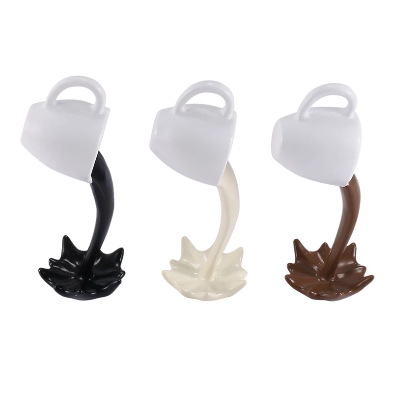 

Floating Coffee Cup Sculpture Pouring Splash Coffee Mug Kitchen Decor For Coffee Lover Home Kitchen Art Decor